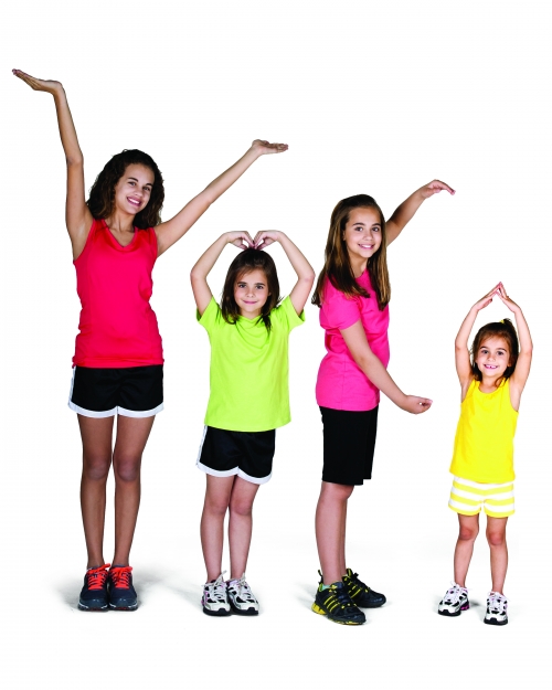 children spelling YMCA with their arms